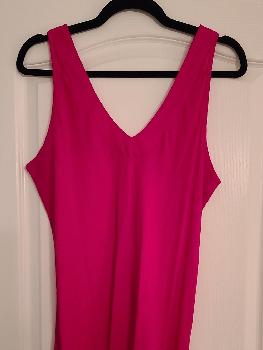 Tommy Bahama Linen Blend Maxi Fuschia Dress Size L